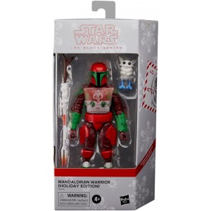 Фигурка Star Wars Mandalorian Warrior Holiday Edition серии The Black Series